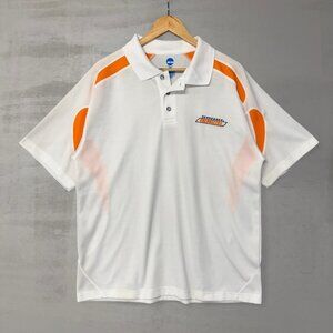 Vintage Tennessee‎ Volunteers White Dri Fit White Short Sleeve Polo Shirt Large